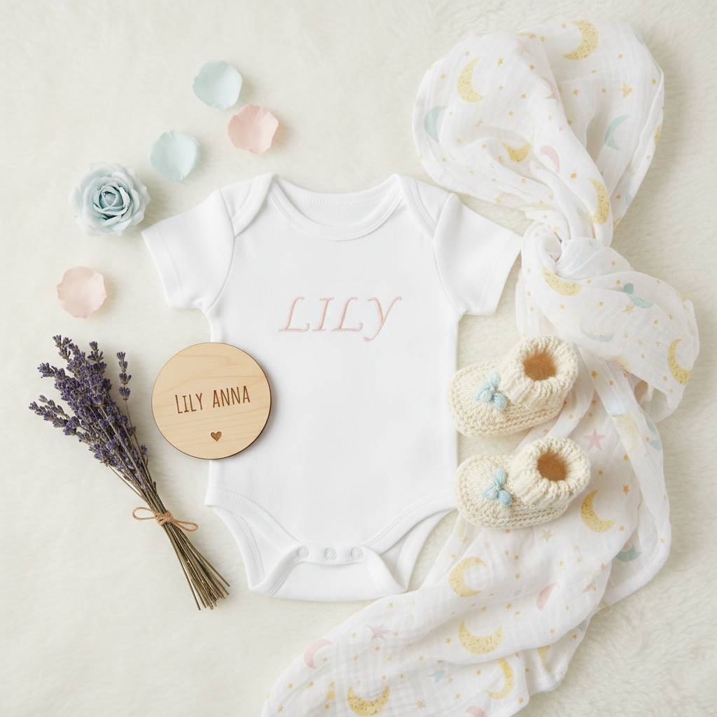 Personalised Baby Gift Set – Newborn Keepsake Box